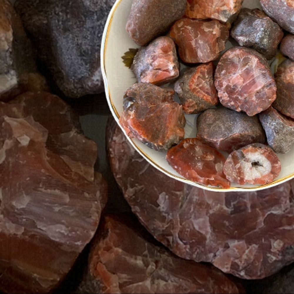 𝅺raw Carnelian Chunks